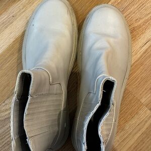 Abercrombie & Fitch Cream Ankle Boots